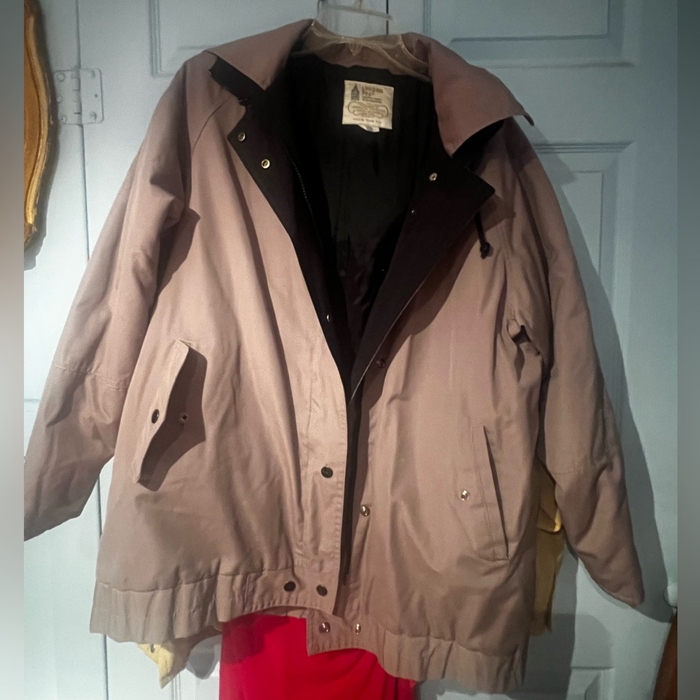 London Fog Mauve/ gray Jacket